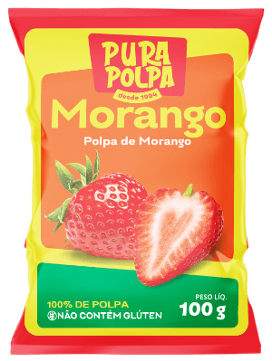 Embalagem de Polpa de Morango